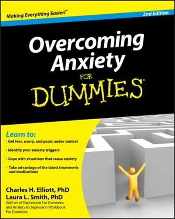 USED Book - Overcoming Anxiety for Dummies by Elliott, Charles H. (Paperback) - english