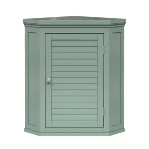 Teamson Home Glancy Corner Wall Cabinet Teamson Home Glancy Corner Wall Cabinet