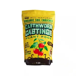 All-Natural Earthworm Castings Plant Food 6 lb Organic Soil Enricher for Plant Growth
