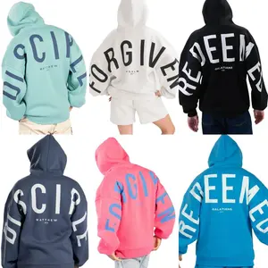 GLO Kingdom Essential Hoodie |   Christian Oversized Hoodies, Heavyweight Faith Sweatshirts with Yahweh, Yeshua, Forgiven Designs, Super Soft Religious Apparel Gifts for Women & Men8x4x