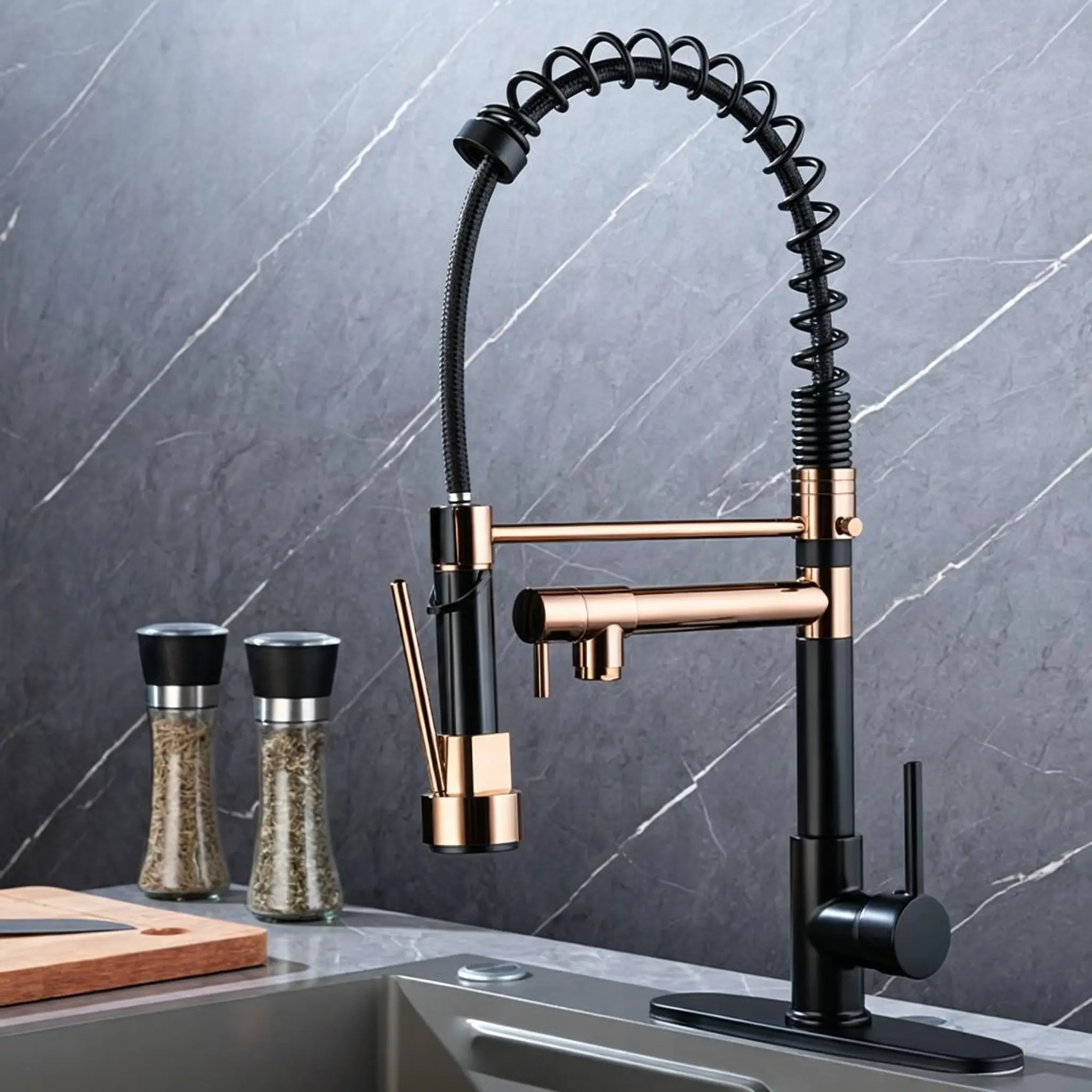 Kitchen Faucet,Kitchen Faucet with Pull Down Sprayer Commercial Single Handle Single Hole Kitchen Faucet,Kitchen Faucet with Pull Down Sprayer Commercial Single Handle Single Hole
