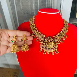 Brass Jewelry with earrings. New design ready to wear.