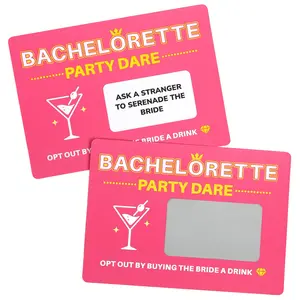 Bachelorette Party Games - Scratch Off Dare Cards Easy Scratch Off Gameplay for Girls Night, Funny Bachelorette Party Favors, 22 Cards for Anniversary, Valentines and Christmas Gift, Party Accessories, Unique Dares, Party Activities