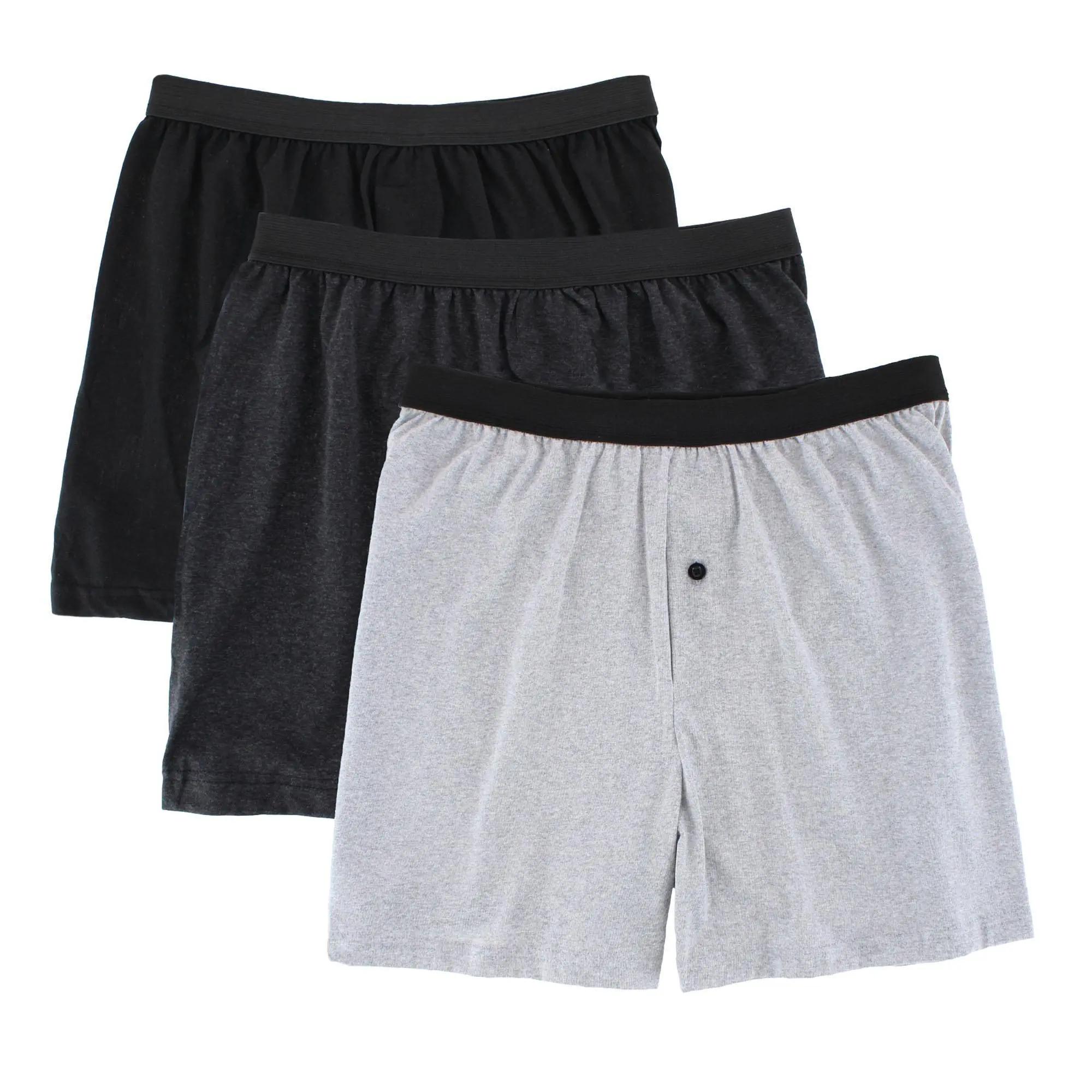 Knocker Men's Cotton Knit Boxers (3 Pack), Boxers, Menswear, Plain, Set