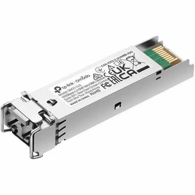 TP-Link Gigabit SFP Module, 1000Base-LX Single-Mode Fiber Mini GBIC Module (TL-SM311LS)
