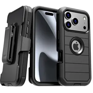 Rome Tech Case For iPhone 17 Pro Max Rome Tech Shockproof Cover Defender Magnetic Case with Holster