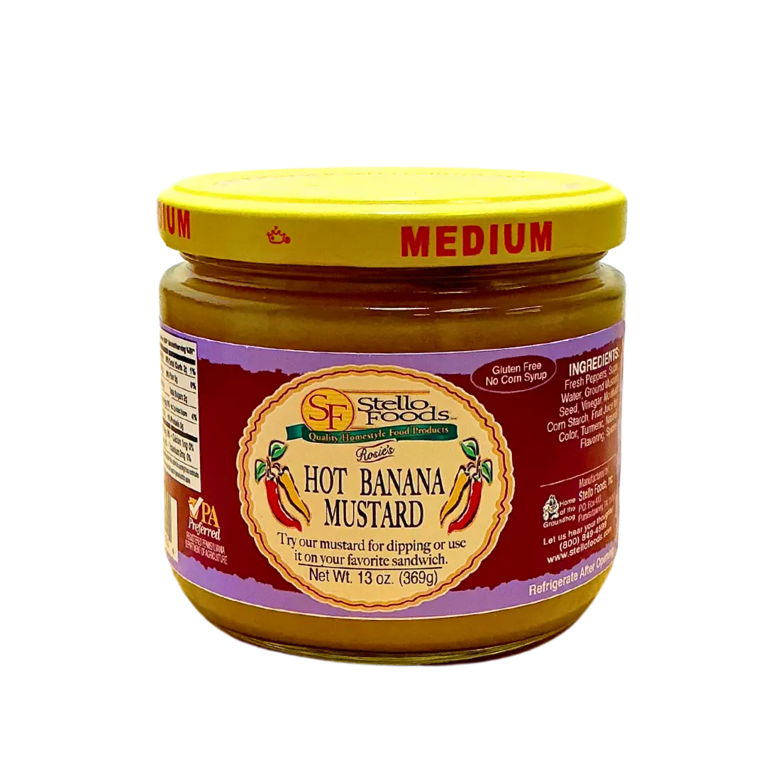 Stello Foods - Rosie's Hot Banana Mustard 13 oz
