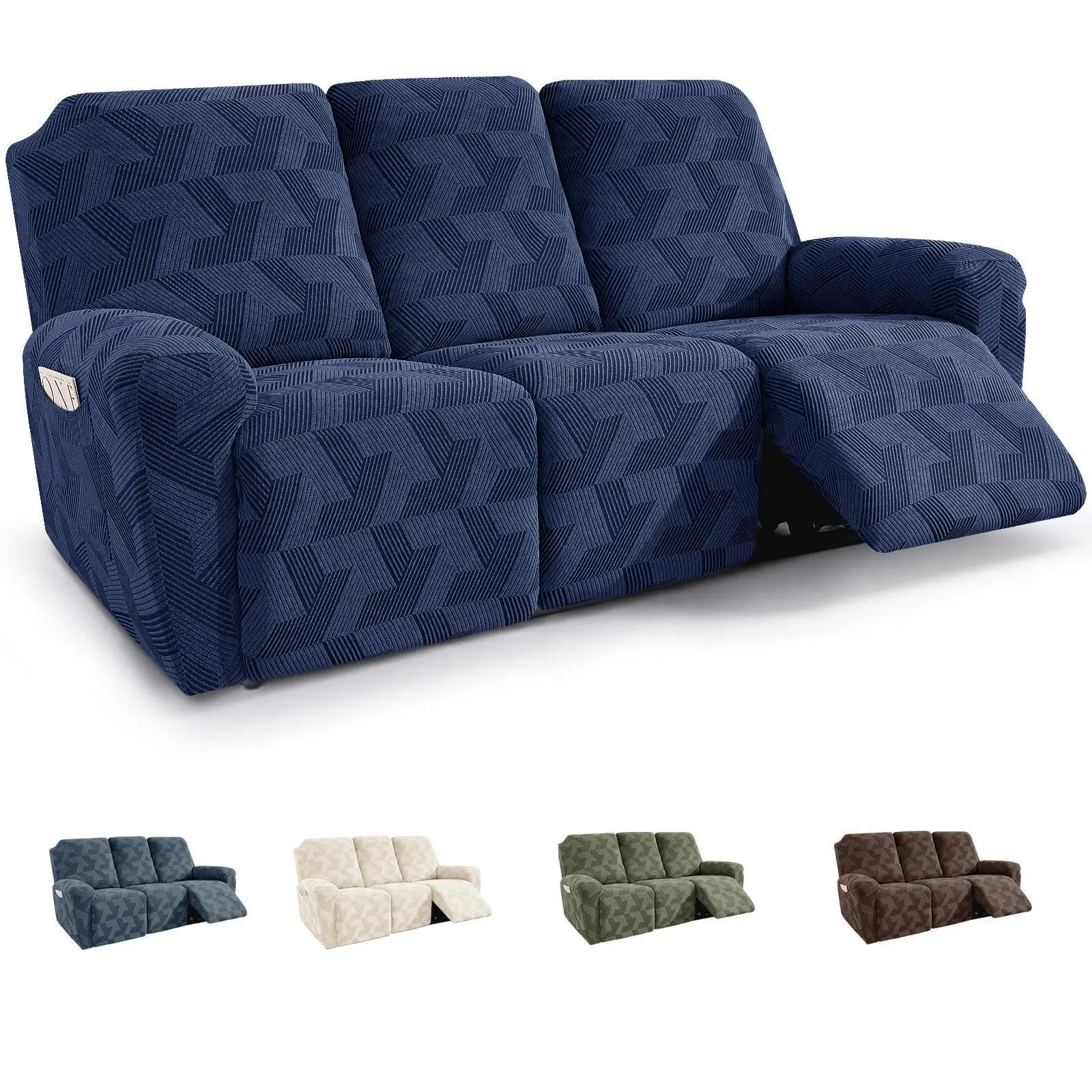 1/3Seater Soft  Sofa Cover Washable Armchair Cover Slipcover,Anti-Slip,Dustproof Recliner Cover,Pet Friendly Furniture Protector.