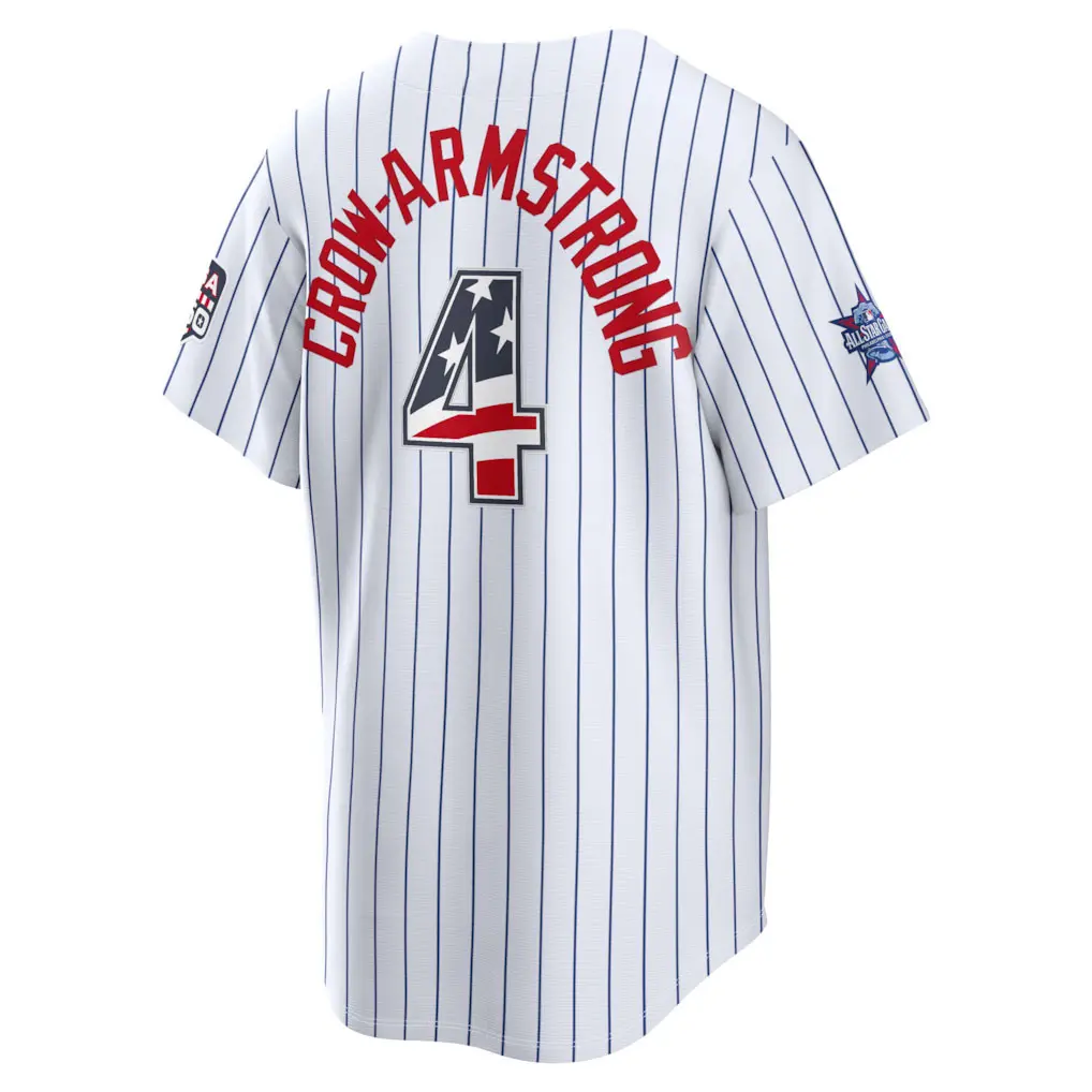 Personalized Armstrong #04 Baseball Jersey White Pinstripe Unisex Shirt