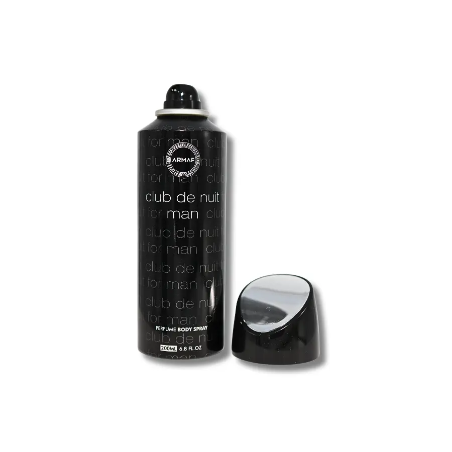 Armaf Club de Nuit Man Body Spray, Long-lasting Eau De Parfum (EDP) for Men with Fresh Citrus, Warm Spicy, Cinnamon & Amber Notes, 200 ml / 6.8 fl oz, Male, Liquid, Adults, Single Item, Cdn Man