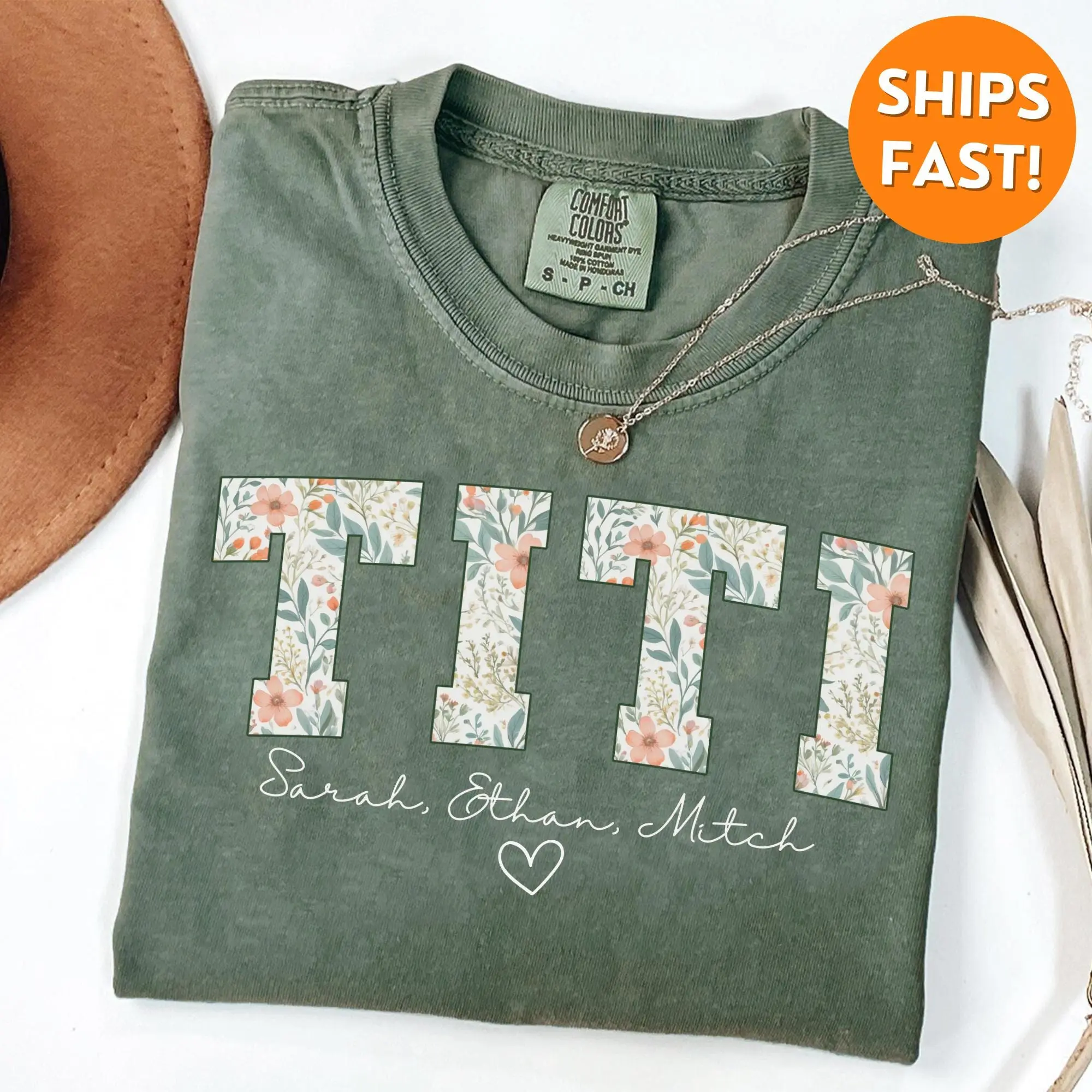 Comfort Colors Titi Shirt, Titi TShirt, gift for titi, aunt shirt, new aunt shirt, mother’s day gift
