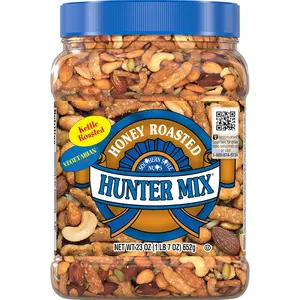 Honey Roasted Hunter Bulk Trail Mix, 23 oz (Pack of 1), Honey Roasted Sesame Sticks & Peanuts, Sunflower Kernels, Almonds, Cashews & Pepitas, Mixed Nuts, Snacks for Adults & Kids