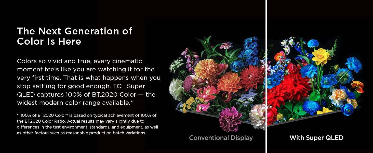 TCL QM7L Series | SQD-Mini-LED QLED Smart TV | 2026 Model | 144Hz | Ultimate Color Ultra Brightness & Contrast | Google AI Bang & Olufsen | Voice Gaming Streaming Television tiktokshopbacktoschool