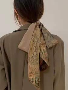 Vintage Dunhuang Scarf 2-Piece Set, Bohemian Hair Scarf, Boho Style Scarf for Women, Unique Cultural Gift for Christmas, Valentines Day & Birthday