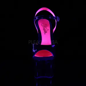 7 Inch Heel SKY-309TT Neon Hot Pink