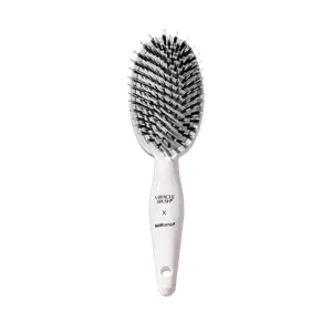 HAIRtamin Miracle Brush – Viral World-Famous 6x Sold Out Paddle Brush - Smoother, Stronger, Shinier Hair - Boar Bristle Brush with Nylon Bristles and Microsphere Massaging Tips - Stimulates Scalp, Boosts Volume, Enhances Shine & Detangles Hair