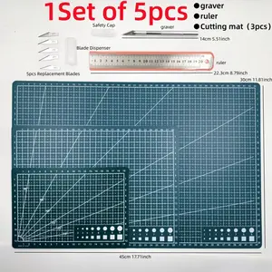 3-Piece/a5-A4-A3 Engraving Tool Set, Precision Cutting & Marking Tools, Ideal for DIY Crafting Projects, Durable A5-A4-A3 Design