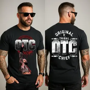 Roman Reigns OTC Shirt, Roman Reign Smackdown Wrestling Tee, Sports Shirt, WWE, Workout Shirt, Wrestling Fan Gift, Unisex, Graphic, Menswear