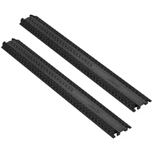 【Summervibes】SKYSHALO 2-Pack Cable Protection Ramps, Supports Up to 2,000 lbs Per Axle, Durable Cord Safety Covers for Indoor & Outdoor Use, Ideal for Home, Office, Warehouse, and School Environments