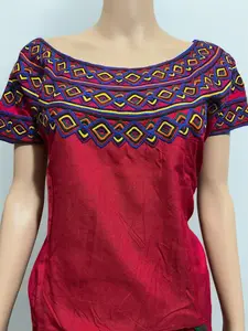 Huipil Indumentaria Maya Ixil de Guatemala Size S/M Traditional Embroidered Top
