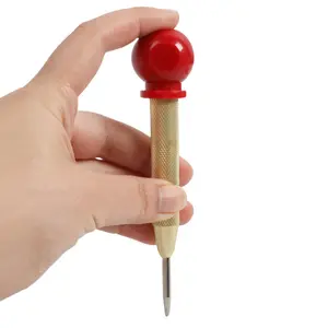 Drilling locator/automatic center punch, adjustable positioning punch, used for drilling holes in materials such as metal, wood, plastic, and rubber.