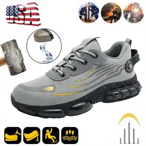 ASTM F2413-18 Certified Sneakers - Steel Toe Men’s Anti-Slip