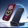 Wireless Charger Stand for iPhone Duo/18/17/16/15/14/13/12/11/X/8, 20W Fast Charging Dock Station for Samsung Galaxy S26/S25/S24/S23