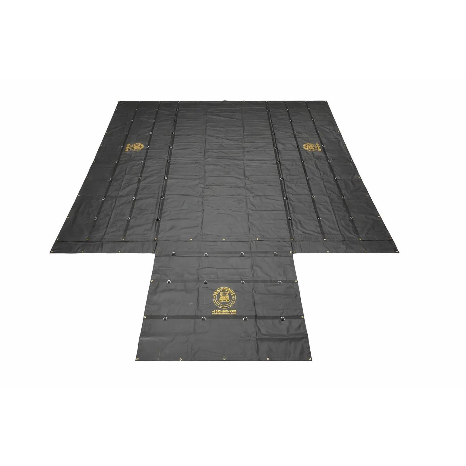 10 Feet Drop Tarp 28x27 Ft – 14oz Heavy Duty Ripstop Waterproof Lumber Tarp