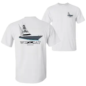 Wildcat Yacht T-Shirt, Luxury Offshore Boat Graphic Tee, Soft Cotton Blend Marine Apparel, Ocean Boating Shirt for Men & Women, Yacht Lover Gift # ComfyWear # OOTDInspo
