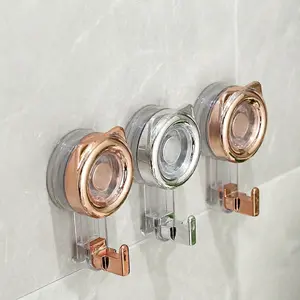 2PCS Suction Cup Hooks for Shower,Removable Shower Towel Hooks Suction Hooks No Drill Hook for Glass Door for Holloween Christmas Decoration Mirror, Windows, Tile, Robe, Bathroom Suction Hook hooks that stick Organiser Hanger