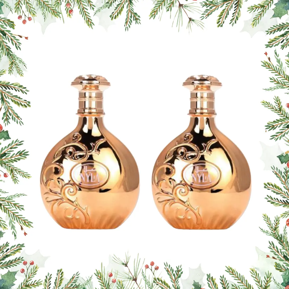 Arabiyat Prestige Nyla Eau De Parfum 2.7 oz (2 Pack) | Long Lasting Fruity Floral Musk Perfume for Women | Elegant & Sophisticated Everyday Fragrance