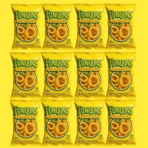 Funyuns Onion Flavored Rings Chips, 1.25 Ounce, Pack of 12, Original Snack, Crispy & Crunchy, Bundled By Shoppyway