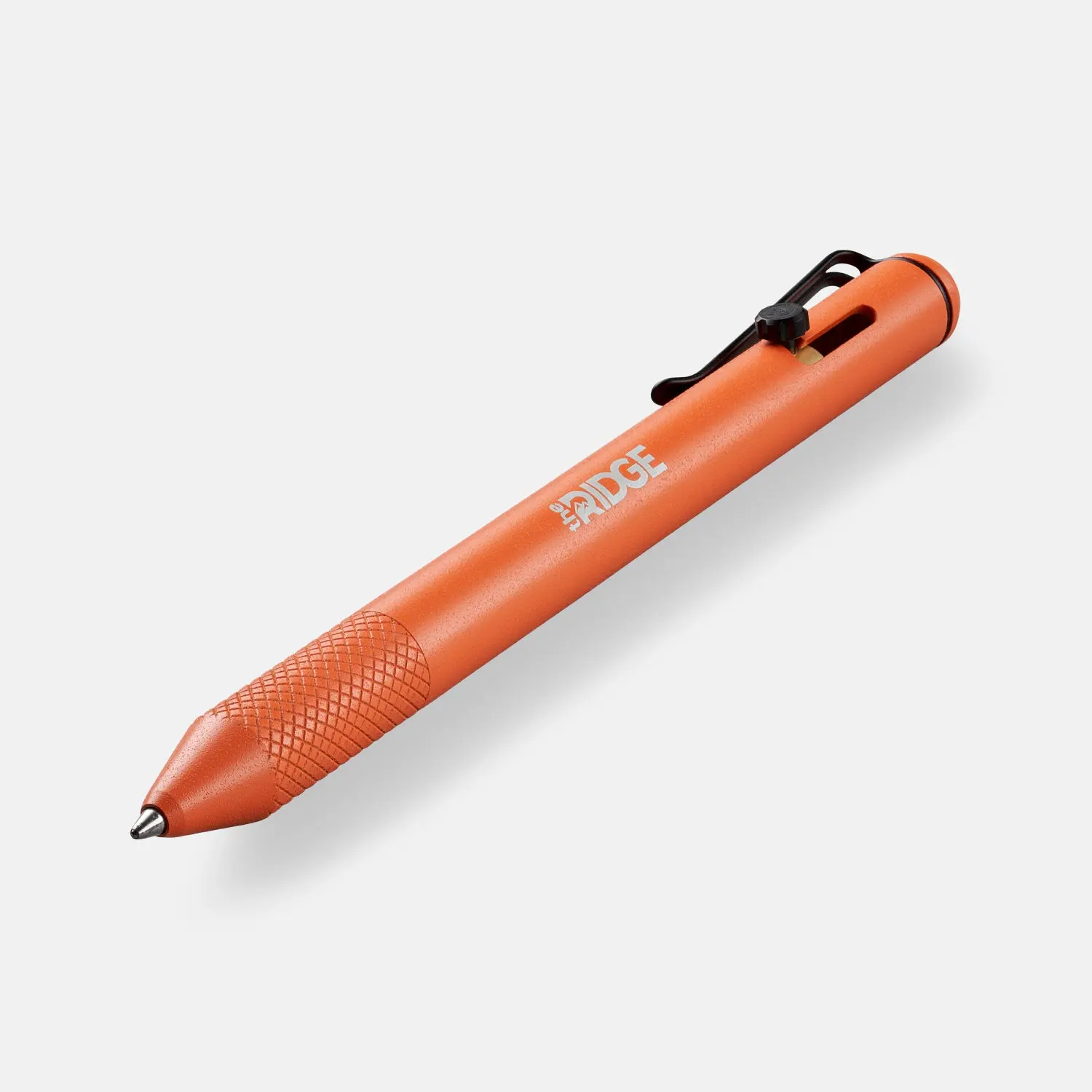 Ridge Bolt Action Pen | CNC Machined EDC Pen | Pressurized 100-Year Refill | Schmidt EasyFlow 9000 | Aluminum, Titanium & Carbon Fiber | Refillable Metal Pen