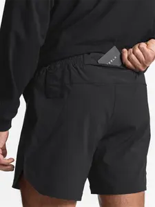 Men's Sport Shorts Lightweight Casual Gym Outdoor Training Summer Wear, Fitted All over Print Short Pants for Daily Use