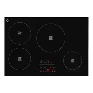GARVEE 30" 7800W Electric Cooktop - Ceramic Glass Radiant Stovetop with Timer and Safety Lock, Built-in Design, 240V, Black - Ideal for Modern Kitchens and Cooking Enthusiasts