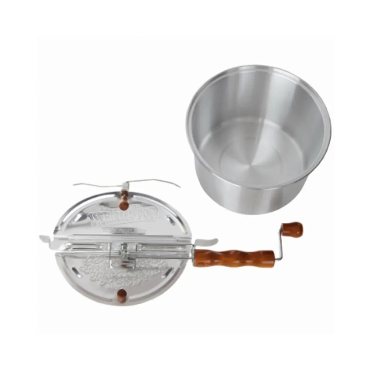 212 MAIN Original Whirley Popcorn Maker - True Stove Top, Metal, Compact, Hand-Assembled Specialty Kitchen Appliance