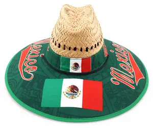 Wide Brim Ventilated Straw Hats