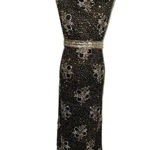 Yemeni dress ‏Embroidered with zircon comes with one piece Shalha  درع يمني تطريز زركون  مع شلحه