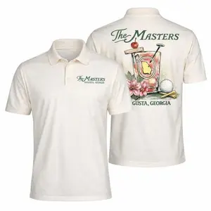 Masters Golf Polo Shirt, 2026 Tournament Polo, Fathers day Gift for Dad, Men Golf Outfit, Summer Golf Shirt, Classic Golfer Gift Apparel