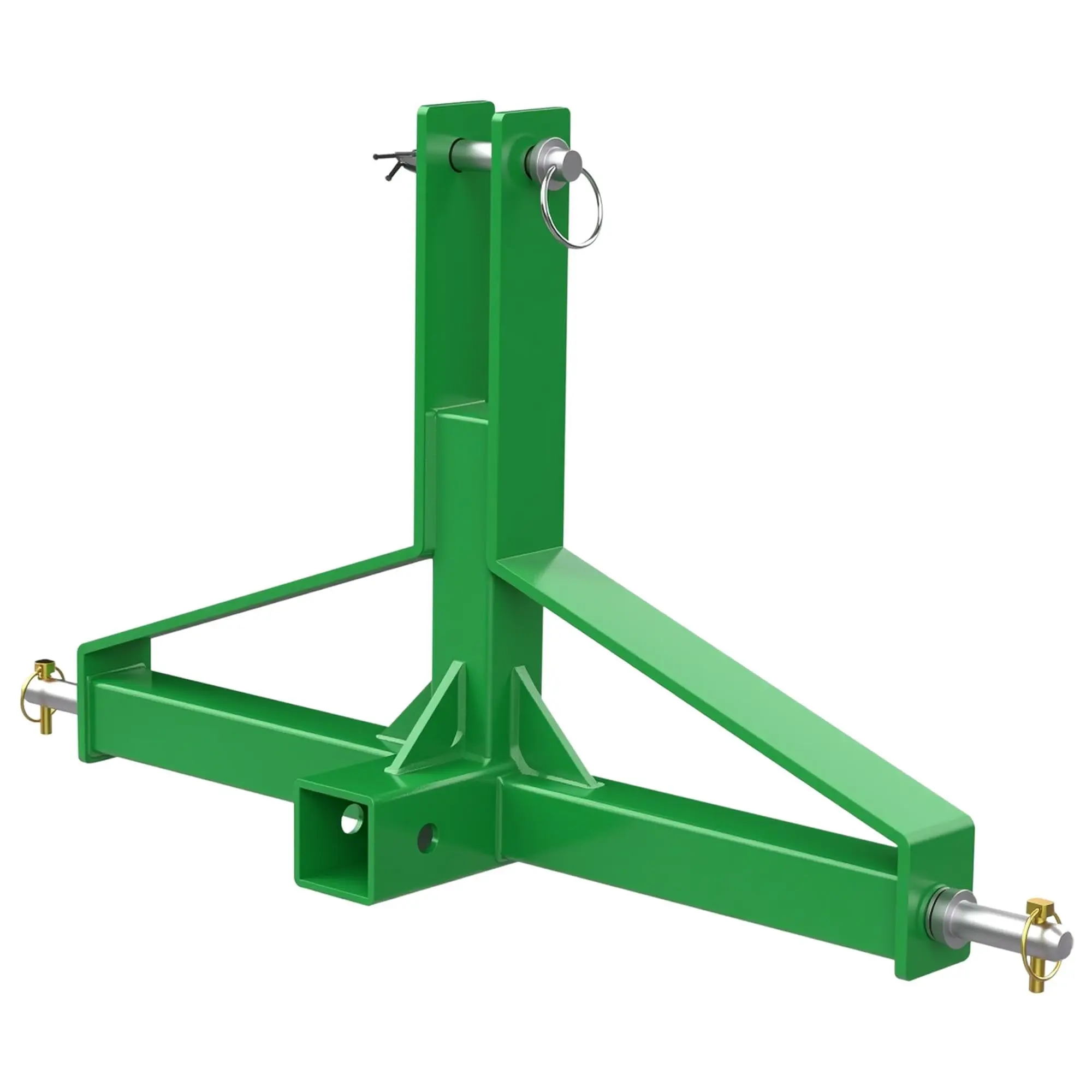Garvee Steel 3-Point Hitch Adapter, Category 1 Heavy-Duty Tractor Quick Hitch with 2" Receiver, Drawbar, 10,000 lbs Capacity, Tool-Less Efficient Pulling for Agricultural Towing Tasks