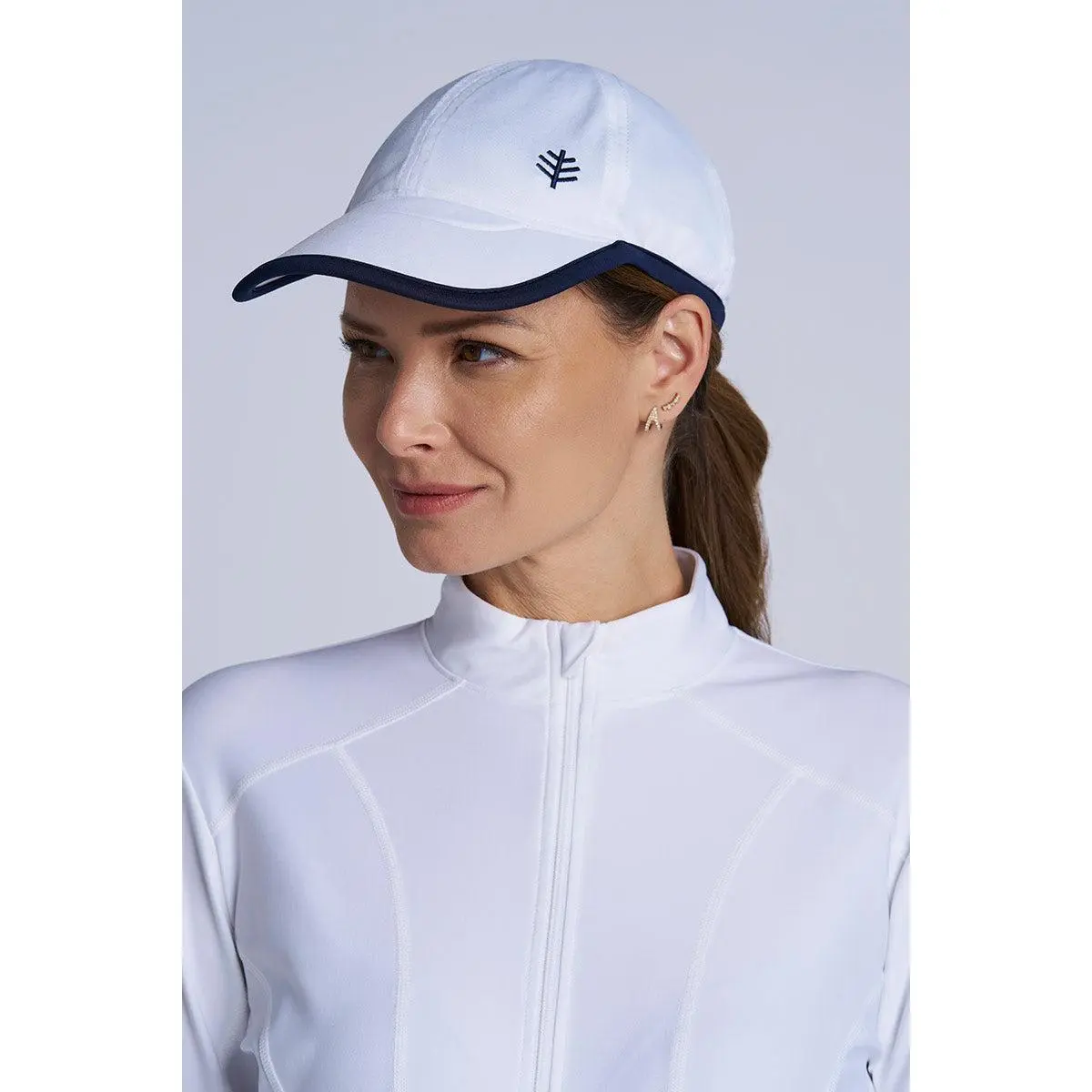Wave Rider | Unisex Swim & Sports Cap | White