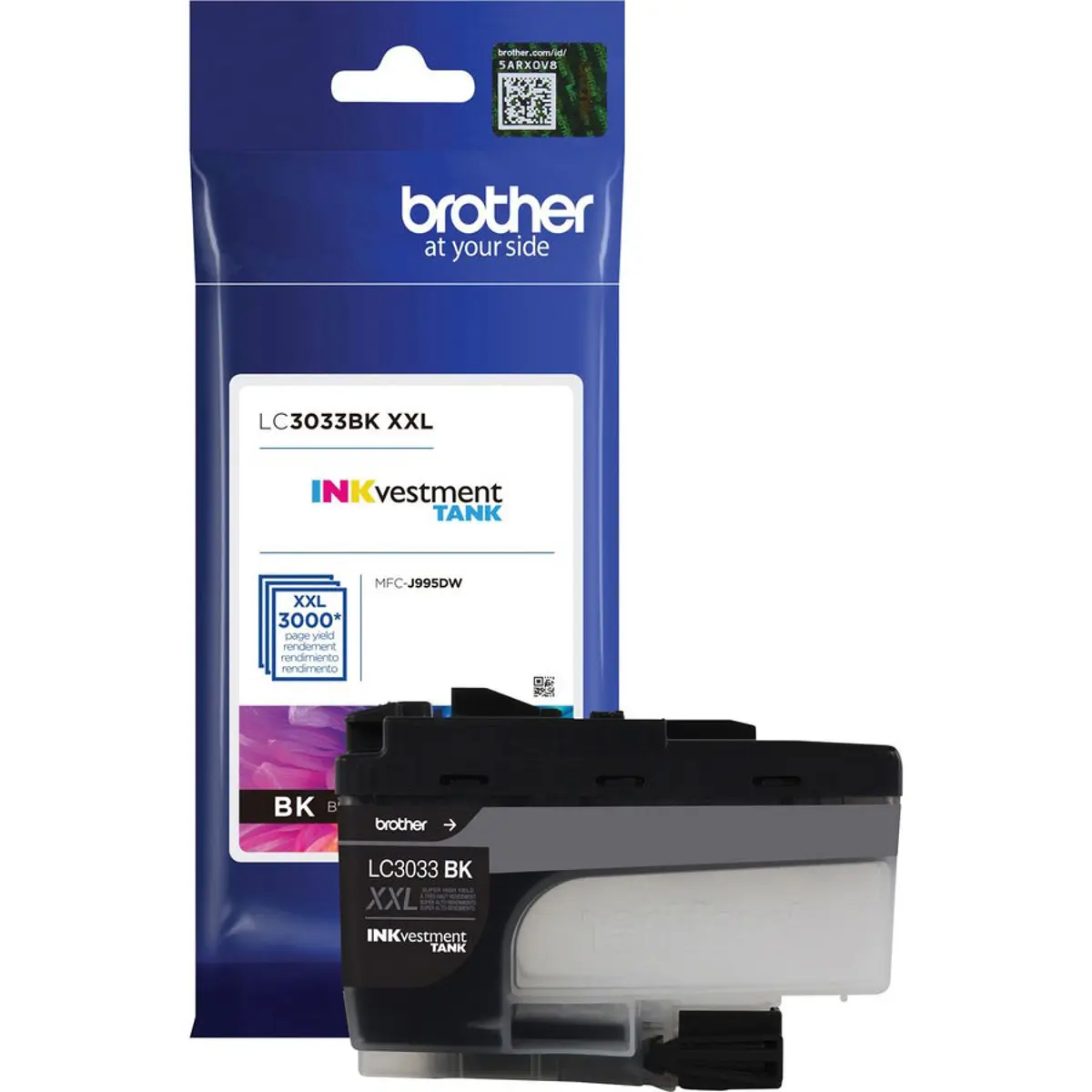 Brother LC3033 Super High Yield INKvestment Tank Ink Cartridge, Up to 3000 Pages, Black