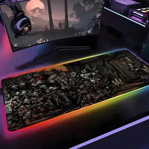 Darkest Dungeon Mouse Pad Gamer Rgb 1000×500mm 900×400mm 800×400mm 600x300mm Desk Mat Back Light Led Mousepad Setup Gaming Accessories Deskmat Big Mousepad Backlight