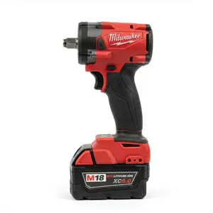 Milwaukee M18 FIW212 18V 1/2-Inch High Torque Cordless Impact Wrench - 300Nm Torque Output, Friction Ring Design, 2026 Battery Charger Included, Work Tools for Auto Repairs, Cordless Power Drill Accessory