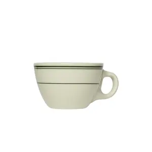 Fish's Eddy Greenband Tea Cup