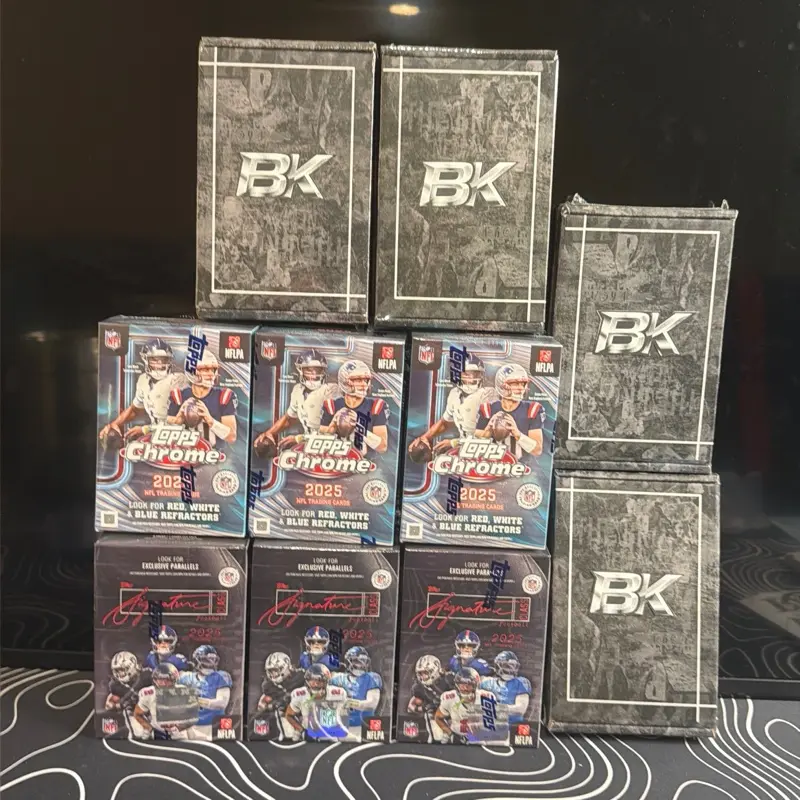 Break 494 10 Box Break - 3x 2025 Topps Signature Class Football Blasters + 3x Topps Chrome Football Blaster + 4x BK RepacksPYT Break