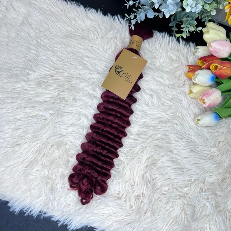 Deep wave Premium Quality 100% Human Hair, No Weft, No Shedding, no tangling, Luxury brand ,BBP Collection