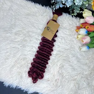 Deep wave Premium Quality 100% Human Hair, No Weft, No Shedding, no tangling, Luxury brand ,BBP Collection