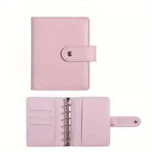 A7 Budget Binder, 1 Count Mini Cash Budget Binder with Zipper Envelope, Money Organizer for Home Office School, Office Stationery & Supplies