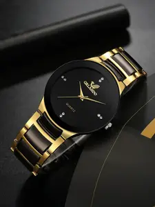 Men's Business Fashion Round Dial Quartz Watch, Fashion Watch for Party, Daily Clothing Decor, Casual Trendy Wristwatch, Trendy All-match & Exquisite Watch for Birthday Gift